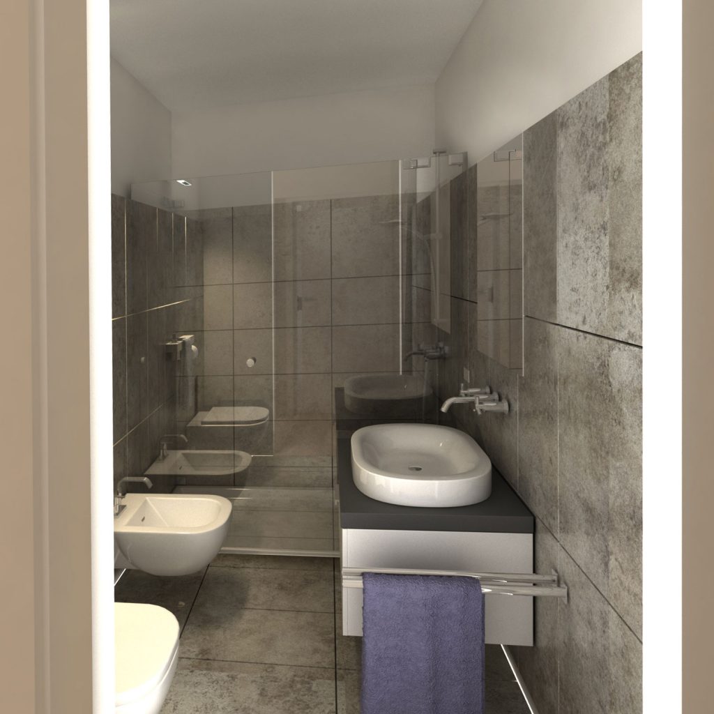 bagno con doccia