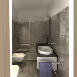 bagno con doccia